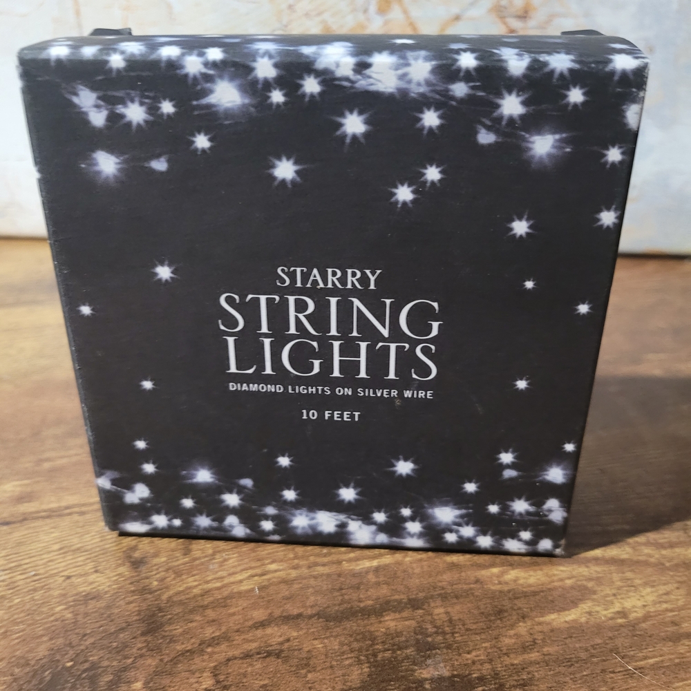 Twinkle Twinkle Fairy Starry String Lights, Only Taken Out Of Box For Pictures.